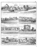 Joseph Waltz, H.W. Merrill, Wm. S. Hosmer, Myron H. Ellis, constant Bouchard, A.M. Salliotte, W.W. Chapin, G.W. Collord, Wayne County 1876 with Detroit